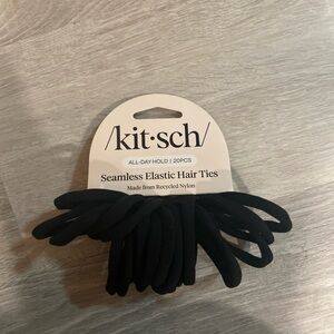 Kitsch Black Elastic Hair Bands